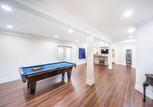 Man Town Billiards Room In a Brand New Basement